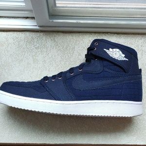 Air Jordan 1 KO High OG Canvas "Obsidian"